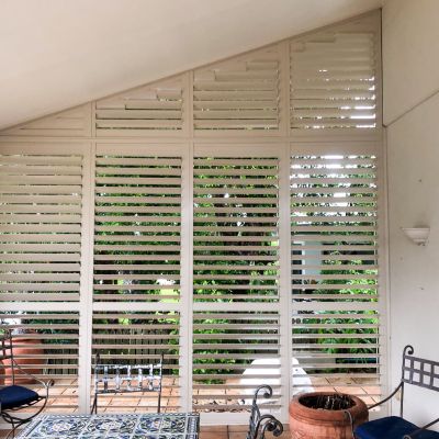 TK Noosa Shutters & Blinds - External Shapped shutters Noosa Heads