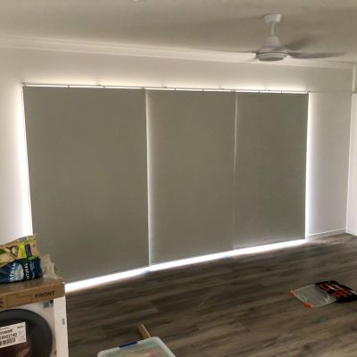 TK Noosa Shutters & Blinds - Wide panel glides Coolum Beach